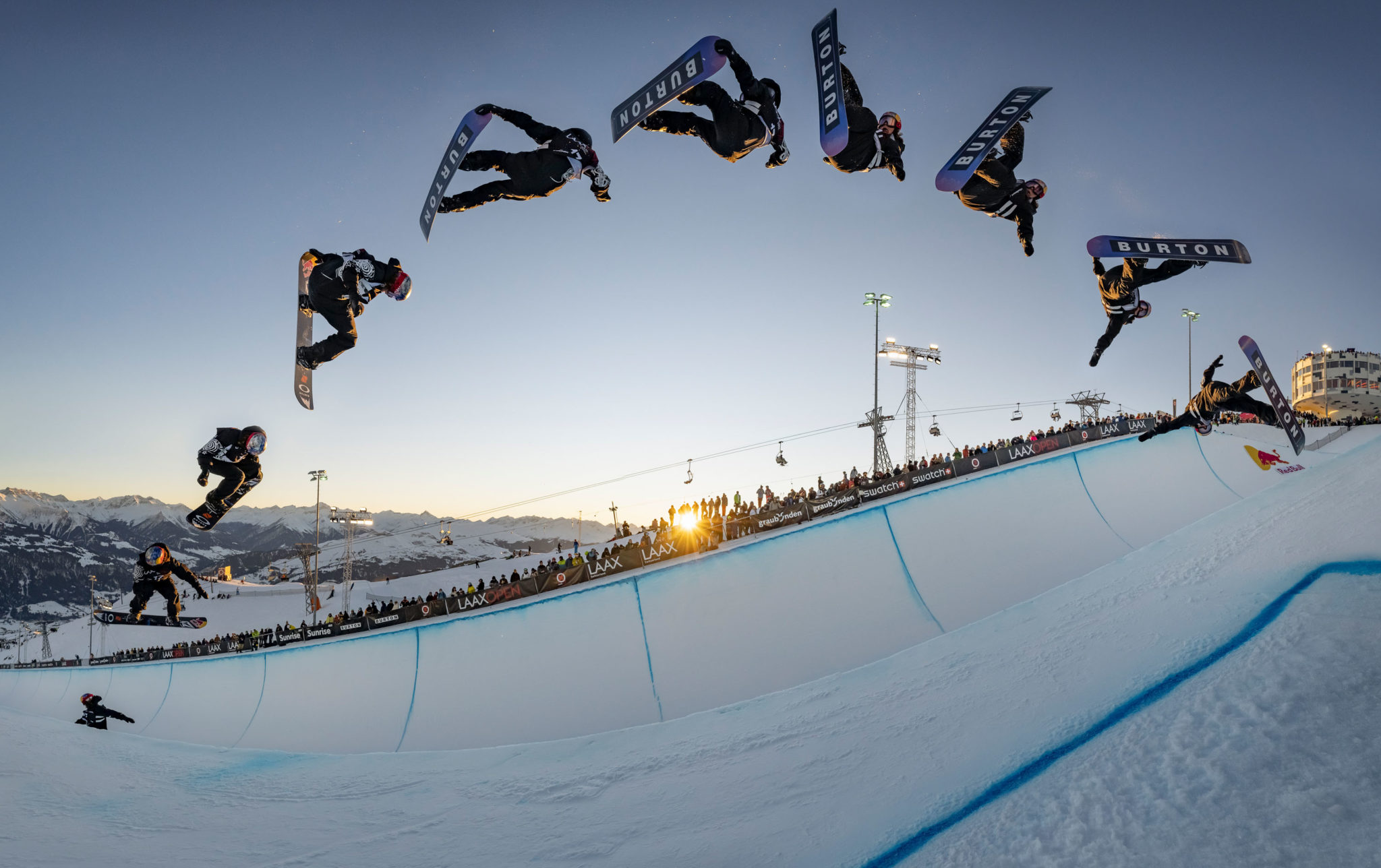 Auftakt zu den LAAX OPEN 2023 Weisse Arena Gruppe